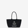 Kleine Yenky-Tasche aus verblasstem Baumwollstoff mit Logo Kleine Yenky-Tasche aus verblasstem Baumwollstoff mit Logo