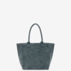 Kleine Yenky-Tasche aus verblasstem Baumwollstoff mit Logo