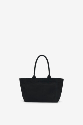 Kleine Yenky-Tasche aus verblasstem Baumwollstoff mit Logo