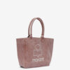 Kleine Yenky-Tasche aus verblasstem Baumwollstoff mit Logo Kleine Yenky-Tasche aus verblasstem Baumwollstoff mit Logo