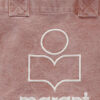 Kleine Yenky-Tasche aus verblasstem Baumwollstoff mit Logo Kleine Yenky-Tasche aus verblasstem Baumwollstoff mit Logo