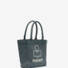 Kleine Yenky-Tasche aus verblasstem Baumwollstoff mit Logo