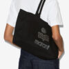 Kleine Yenky-Tasche aus verblasstem Baumwollstoff mit Logo Kleine Yenky-Tasche aus verblasstem Baumwollstoff mit Logo