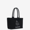 Kleine Yenky-Tasche aus verblasstem Baumwollstoff mit Logo Kleine Yenky-Tasche aus verblasstem Baumwollstoff mit Logo