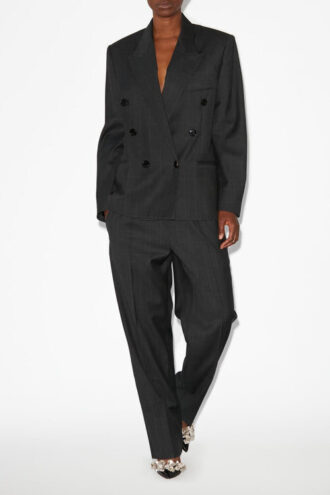 Klero Zweireihiger Blazer mit Reverskragen Klero Zweireihiger Blazer mit Reverskragen
