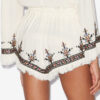 Kriss Bestickte Gazeshorts Kriss Bestickte Gazeshorts