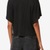 Kyanzae Leinen-T-Shirt mit Logo Kyanzae Leinen-T-Shirt mit Logo