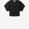 Kyanzae Leinen-T-Shirt mit Logo Kyanzae Leinen-T-Shirt mit Logo