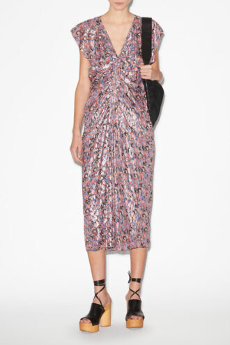 Langes bedrucktes Kleid Lyndsay