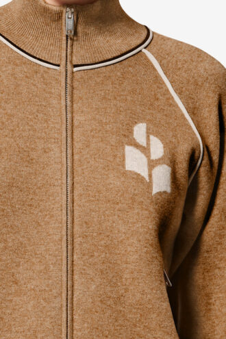 Lanya Sportliche Strickjacke mit Logo