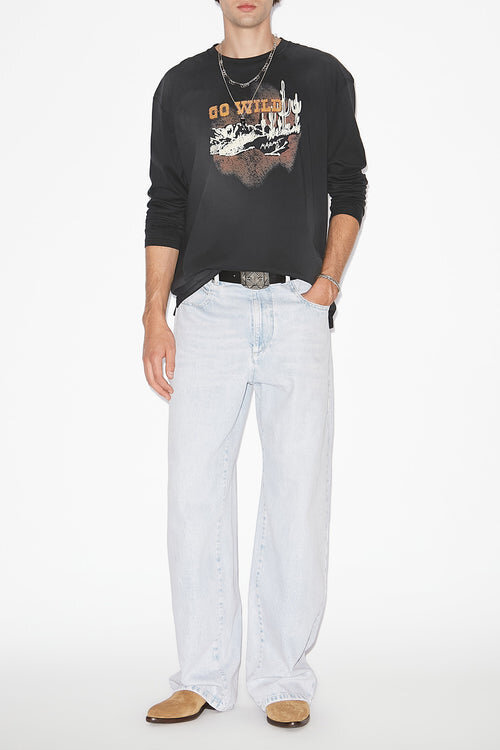Leiloha Bedrucktes Leinen-T-Shirt Leiloha Bedrucktes Leinen-T-Shirt