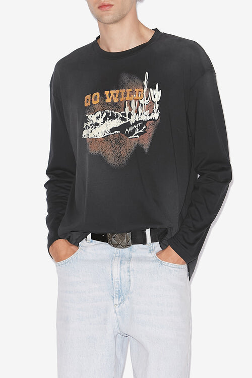 Leiloha Bedrucktes Leinen-T-Shirt Leiloha Bedrucktes Leinen-T-Shirt