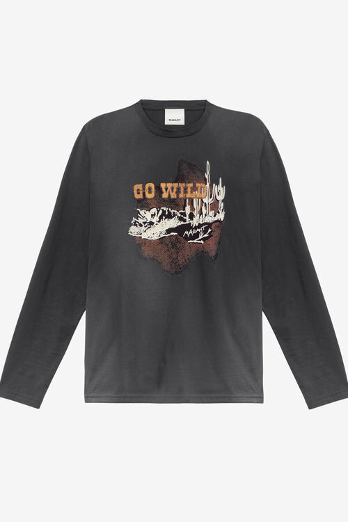 Leiloha Bedrucktes Leinen-T-Shirt Leiloha Bedrucktes Leinen-T-Shirt