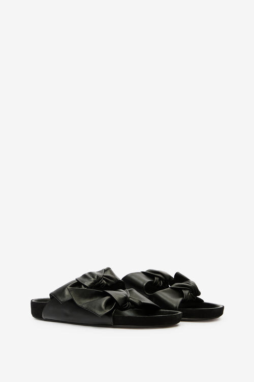 Lennyo Bow Ledersandalen Lennyo Bow Ledersandalen