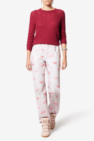 Leonette Alpaka-Spitzenpullover Leonette Alpaka-Spitzenpullover