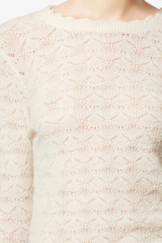 Leonette Alpaka-Spitzenpullover Leonette Alpaka-Spitzenpullover
