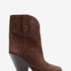 Leyane Cowboystiefel aus Wildkalbsleder mit hohem Absatz Leyane Cowboystiefel aus Wildkalbsleder mit hohem Absatz
