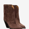 Leyane Cowboystiefel aus Wildkalbsleder mit hohem Absatz Leyane Cowboystiefel aus Wildkalbsleder mit hohem Absatz