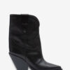 Leyane Cowboystiefel mit hohem Absatz aus Leder Leyane Cowboystiefel mit hohem Absatz aus Leder