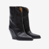 Leyane Cowboystiefel mit hohem Absatz aus Leder Leyane Cowboystiefel mit hohem Absatz aus Leder