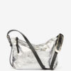 Leyden Mini-Tasche aus metallischem Lammleder