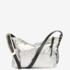 Leyden Mini-Tasche aus metallischem Lammleder