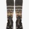 Lijita Leder- und Jacquard-Cowboystiefel Lijita Leder- und Jacquard-Cowboystiefel