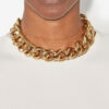 Links Oversized-Kettenhalskette