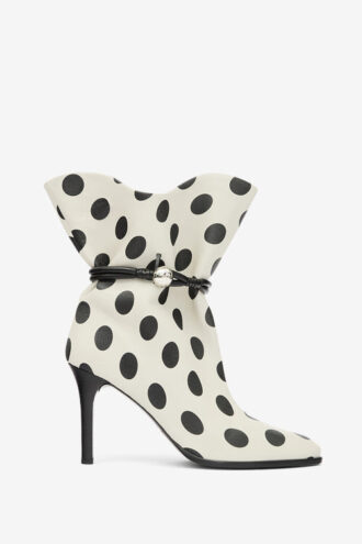 Lolya Lederstiefeletten mit Polka-Dots