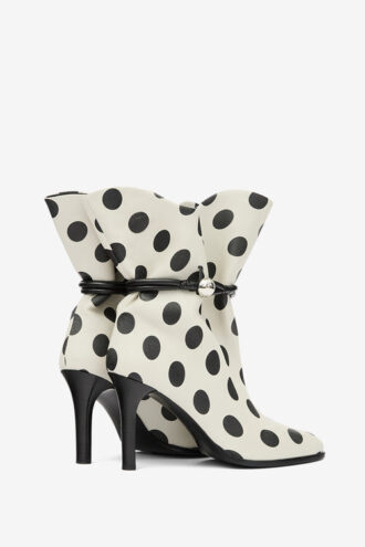Lolya Lederstiefeletten mit Polka-Dots