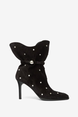 Lolya Wildlederstiefel mit Strasssteinen