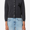Lona Zweifarbiger Cardigan aus Baumwolle und Wolle