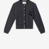 Lona Zweifarbiger Cardigan aus Baumwolle und Wolle