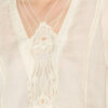 Luna Bestickte Ramie-Bluse