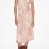 Lyndsay Midi-Kleid aus Burnout-Samt Lyndsay Midi-Kleid aus Burnout-Samt