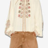 Lynne Bestickte Bluse aus Gaze Lynne Bestickte Bluse aus Gaze