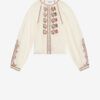 Lynne Bestickte Bluse aus Gaze Lynne Bestickte Bluse aus Gaze