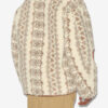 Madeo Wende-Mantel im Shearling-Stil mit Print