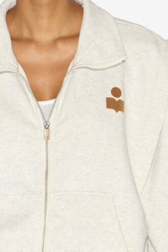 Madilia Jersey-Sweatshirt mit Reißverschluss
