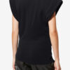 Maisan Drapiertes Kurzarm-T-Shirt Maisan Drapiertes Kurzarm-T-Shirt