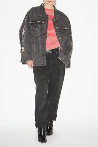 Manona Bestickte Jeansjacke