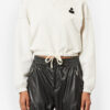 Margo Kurzes Sweatshirt mit Logo-Print Margo Kurzes Sweatshirt mit Logo-Print