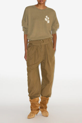 Marisans Baumwoll- und Wollpullover mit Logo Marisans Baumwoll- und Wollpullover mit Logo