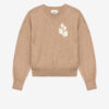 Marisans Baumwoll- und Wollpullover mit Logo Marisans Baumwoll- und Wollpullover mit Logo