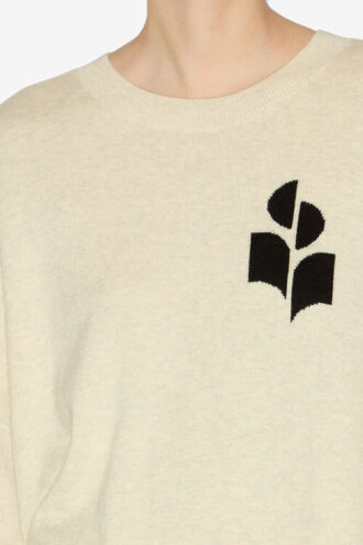 Marisans Logo-Pullover aus Baumwollmischung Marisans Logo-Pullover aus Baumwollmischung