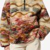Marner Fleece-Mantel mit Wolkenprint Marner Fleece-Mantel mit Wolkenprint
