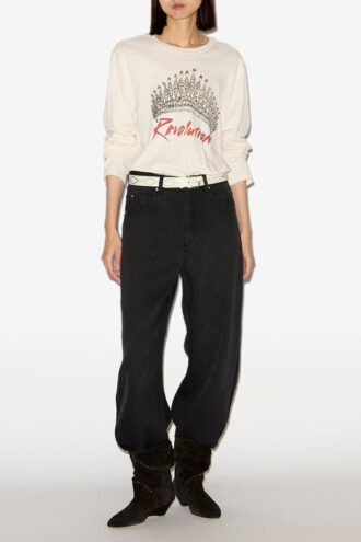 Martine Bedrucktes Langarm-T-Shirt