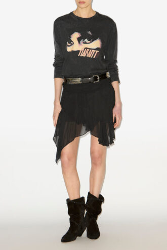 Martine Bedrucktes Langarm-T-Shirt