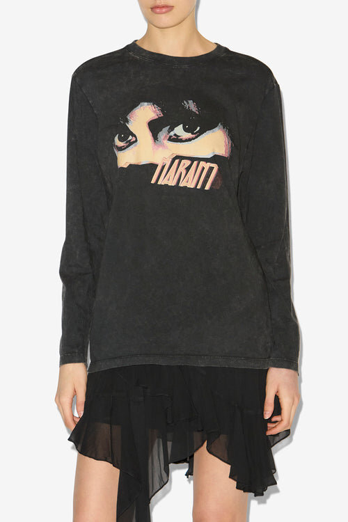 Martine Bedrucktes Langarm-T-Shirt Martine Bedrucktes Langarm-T-Shirt