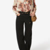 Mexika Bedruckte Baumwollvoile-Bluse Mexika Bedruckte Baumwollvoile-Bluse